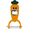 Discount Éplucheur décapsuleur forme carotte orange L13,5cm Préparation Culinaire
