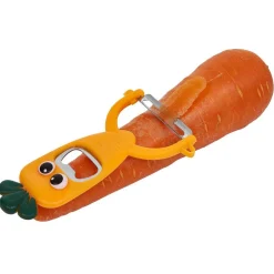 Discount Éplucheur décapsuleur forme carotte orange L13,5cm Préparation Culinaire