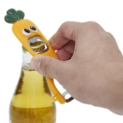 Discount Éplucheur décapsuleur forme carotte orange L13,5cm Préparation Culinaire