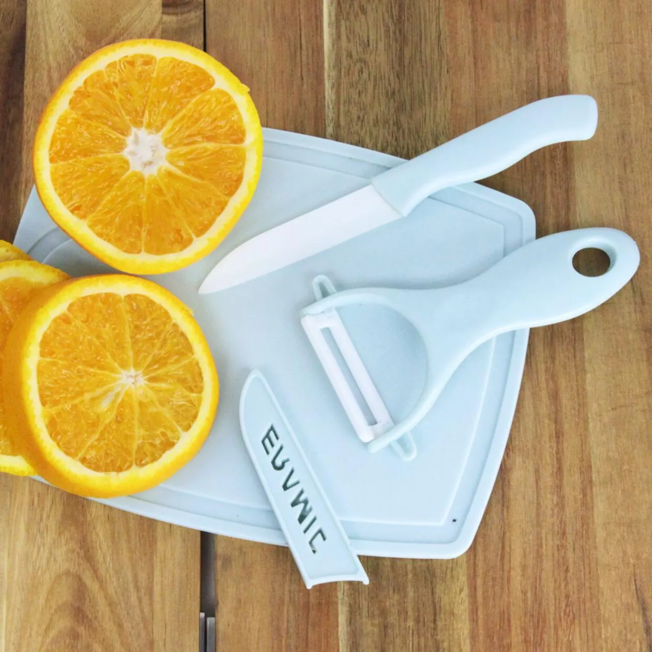 New Éplucheur et couteau avec protection inscription ajourée Ceramic Préparation Culinaire