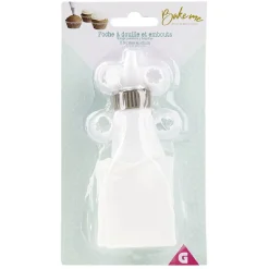 Discount Poche à douille 5 embouts blanc et gris Préparation Culinaire