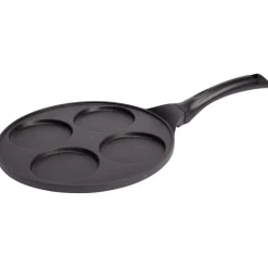 Best Poêle 4 pancakes anti adhérente aluminium noir Cuisson