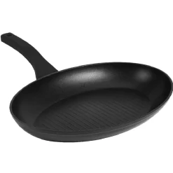 Online Poêle à poisson ronde en fonte compatible tous feux Cuisson