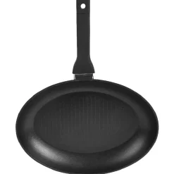 Online Poêle à poisson ronde en fonte compatible tous feux Cuisson