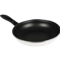 Clearance Poêle acier émaillé beige Ø 28 cm Cuisson