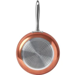 New Poêle aluminium extérieur cuivre ø28 cm Cuisson