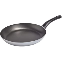 Sale Poêle aluminium gris ou bleu Ø28 cm Cuisson