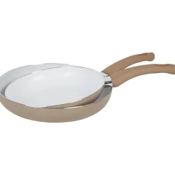 Poêle aluminium taupe x2 Cuisson