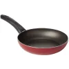 Sale Poêle antiadhérente aluminium noir et rouge Ø20cm Cuisson
