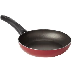 Sale Poêle antiadhérente aluminium noir et rouge Ø20cm Cuisson