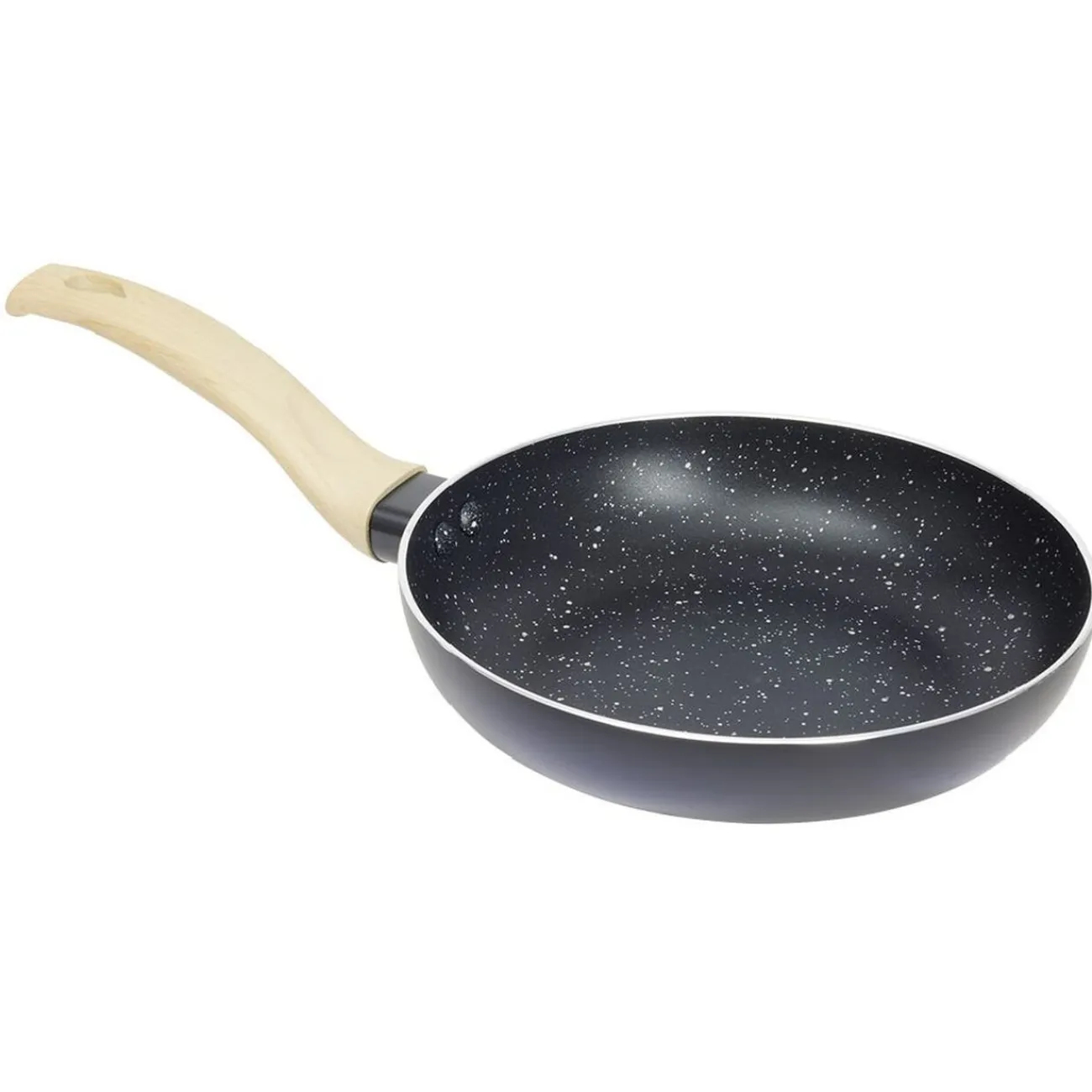 New Poêle antiadhérente poignée soft touch beige et noir Ø20cm Cuisson