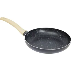 Outlet Poêle antiadhérente poignée soft touch beige et noir Ø24cm Cuisson