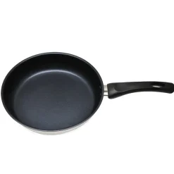 Clearance Poêle antiadhésive inox poignée bakélite noire Cuisson