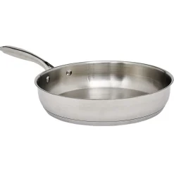 Poêle inox gris Ø28cm Cuisson
