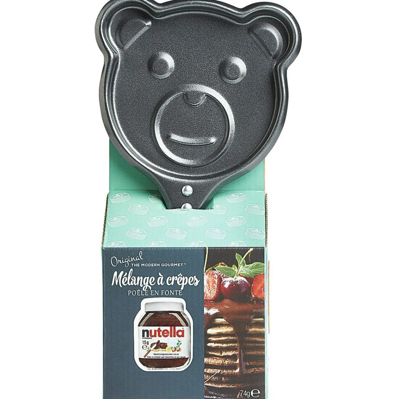 Clearance Poêle mini crêpe fantaisie noir acier Cuisson