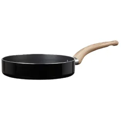 Sale Poêle noire manche effet bois Ø 20 Cuisson