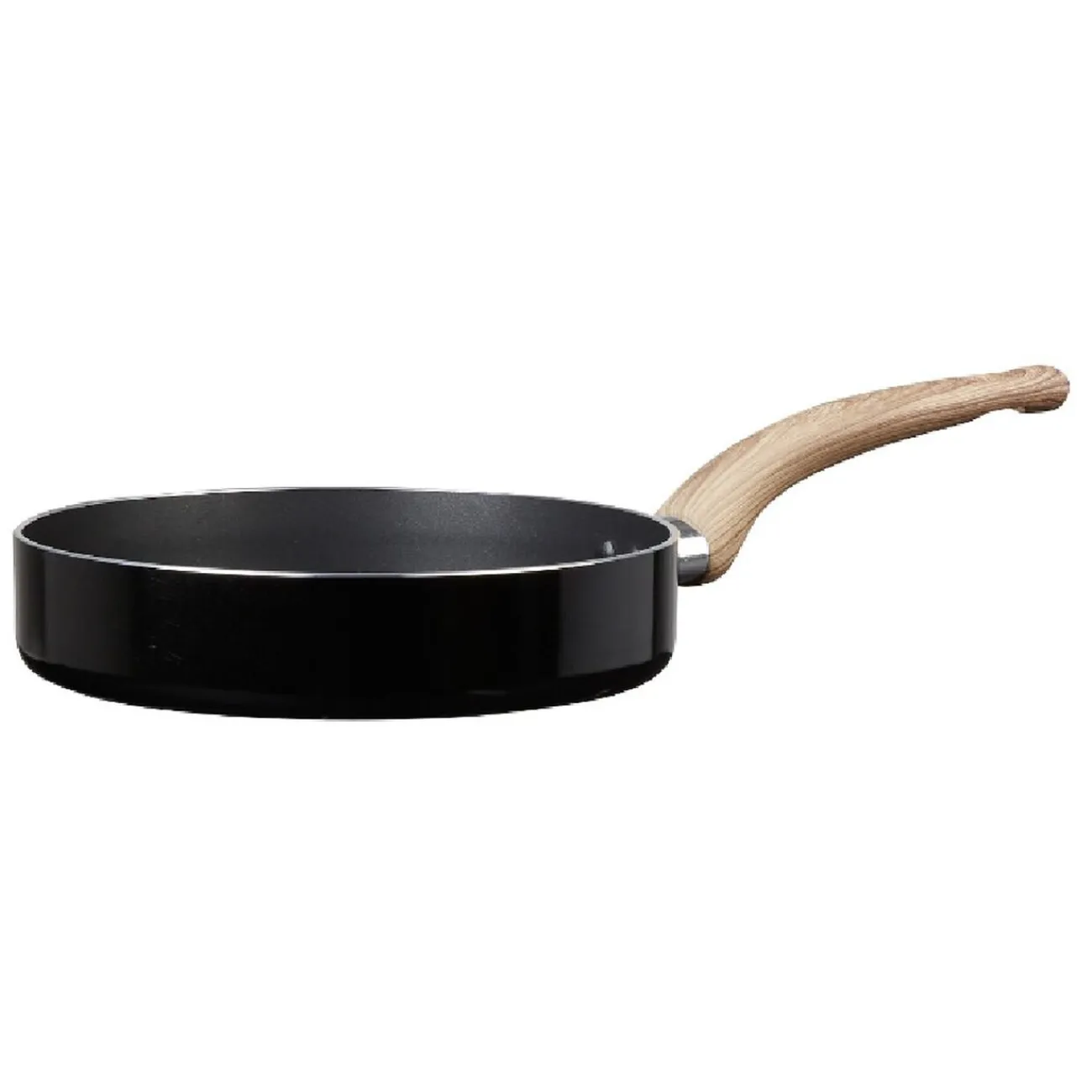 Sale Poêle noire manche effet bois Ø 20 Cuisson