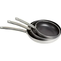 New Poêle revêtement anti-adhérent x3 - Tous feux dont induction Cuisson