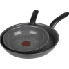 Discount Poêle Tefal Meteor gris moucheté x2 Cuisson