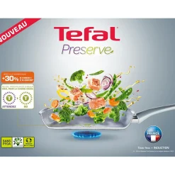 New Poêle tefal Preserve en céramique avec indicateur thermo-spot ø 28 cm Cuisson