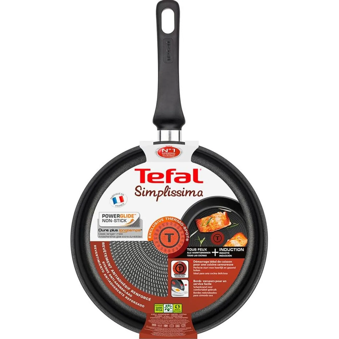 Outlet Poêle Tefal Simplissima noire ø 24 cm Cuisson