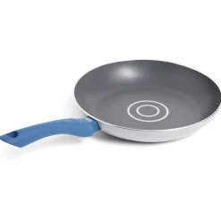Poêle tous feux Ø20cm aluminium gris et bleu Cuisson