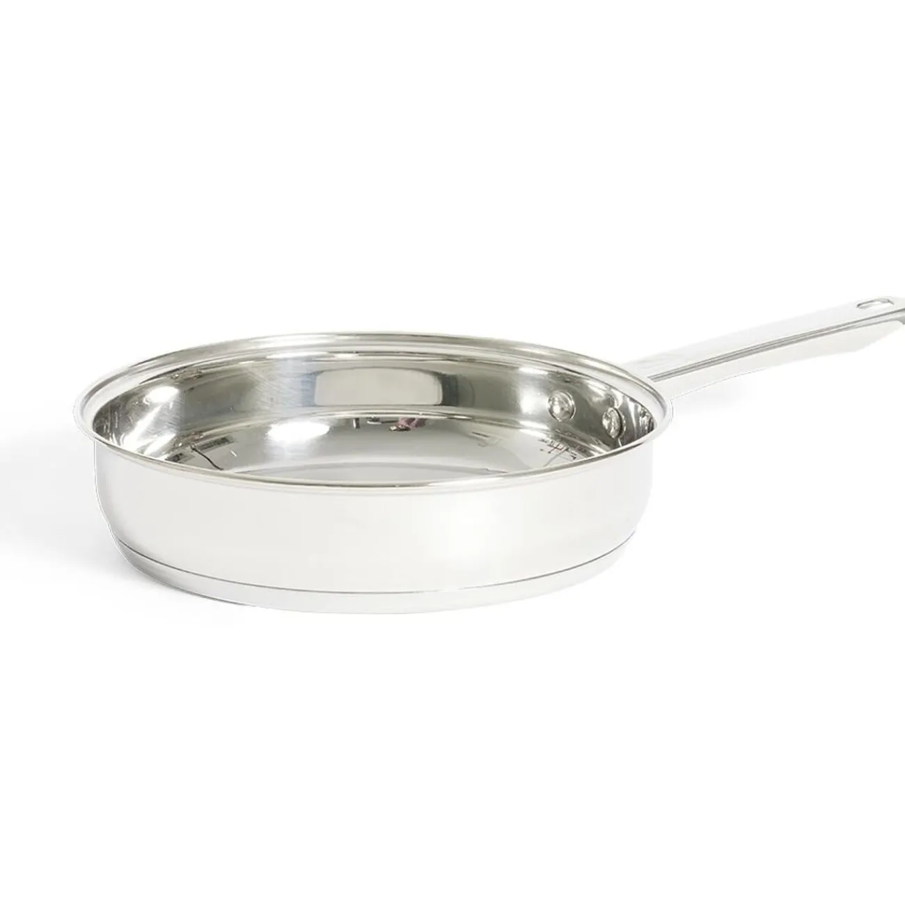 Discount Poêle tous feux dont induction inox gris Ø24cm Cuisson