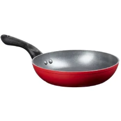 Discount Poêles rouges et noires x3 Cuisson