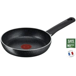 Best PoêleTéfal effet pierre grise et noire Ø20cm Cuisson