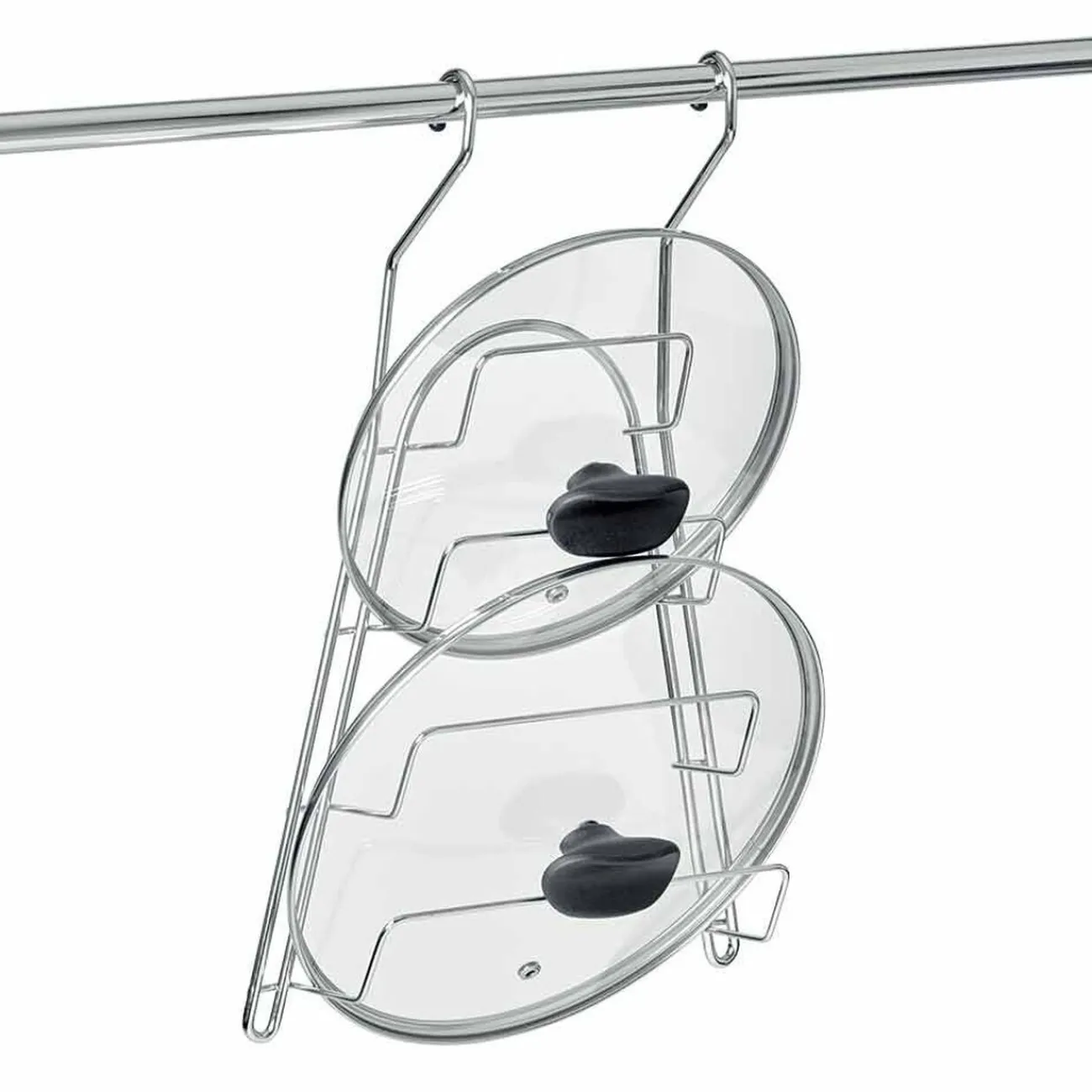 Porte couvercle en inox pour barre de crédence Rangement De Cuisine