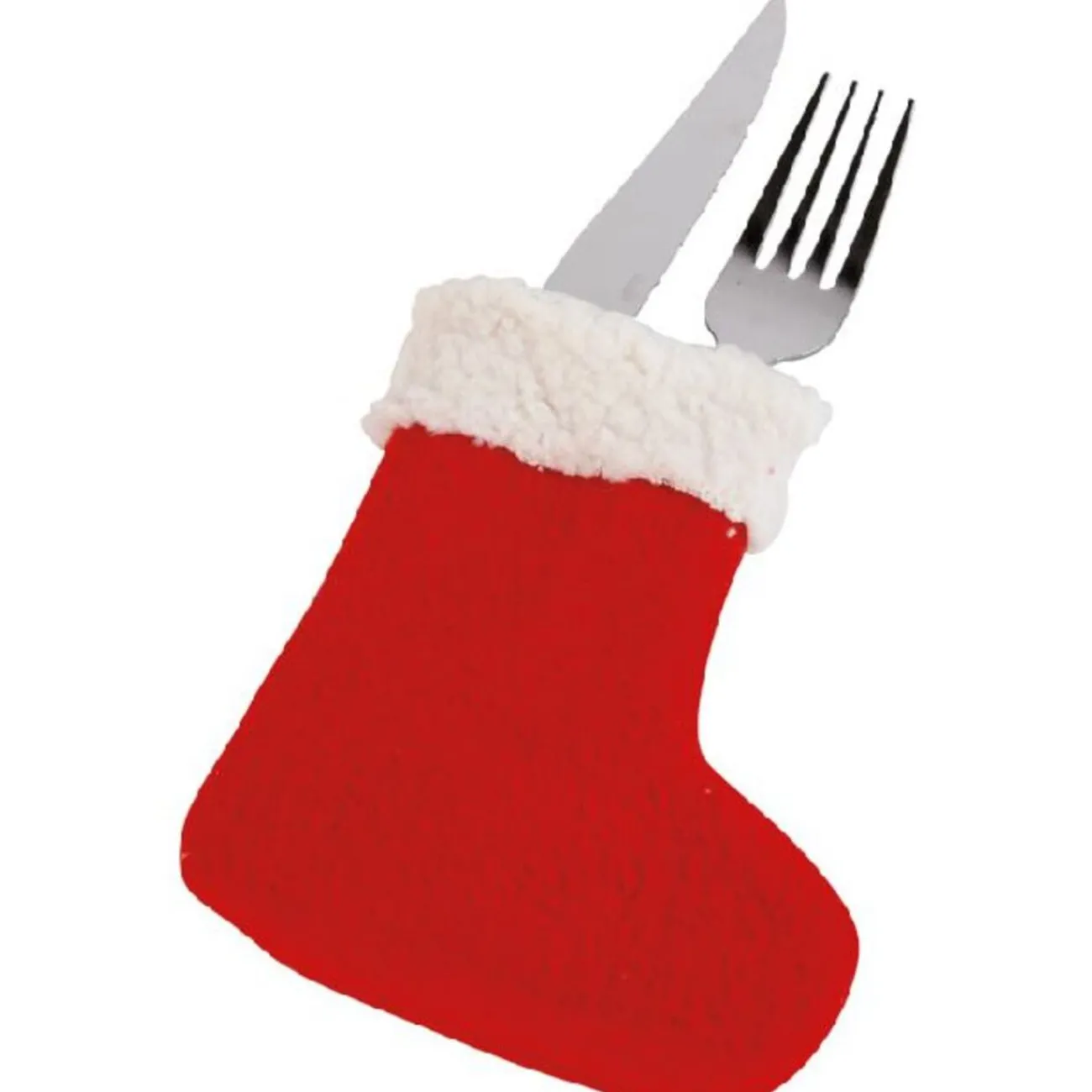 Clearance Porte couverts botte de Noël x2 Rangement De Cuisine