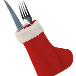 Clearance Porte couverts botte de Noël x2 Rangement De Cuisine