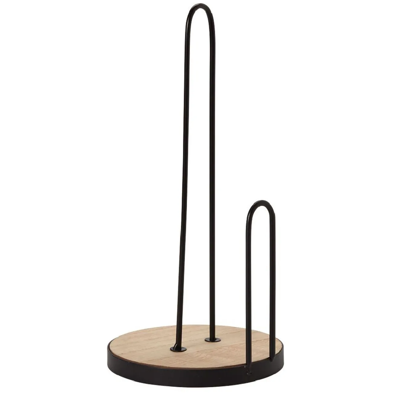 Outlet Porte essuie-tout métal et bambou Rangement De Cuisine