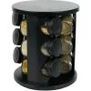 Porte épice rotatif avec 9 pots métal Ø17xH20cm|Gifi New