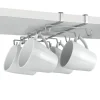 Best Porte tasse x10 Metaltex à fixer sur étagère Rangement De Cuisine