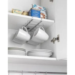 Best Porte tasse x10 Metaltex à fixer sur étagère Rangement De Cuisine