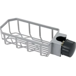 Best Porte-éponge pour robinet plastique gris - L.20xl.9xH.5cm Rangement De Cuisine