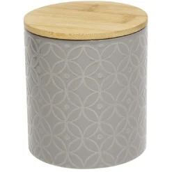 Sale Pot de conservation design carreau de ciment et point relief x2 Conservation Alimentaire