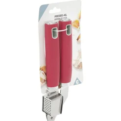 Discount Presse ail inox rouge et gris Préparation Culinaire