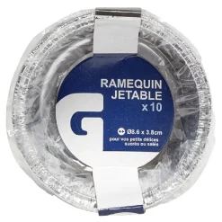 Best Ramequin en aluminium diamètre 8,6cm par 10 Cuisson