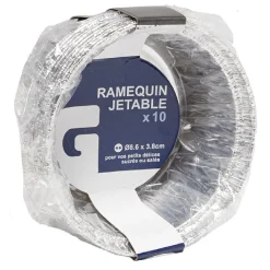 Best Ramequin en aluminium diamètre 8,6cm par 10 Cuisson
