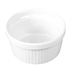 Sale Ramequin en céramique blanc ø9,1xH.4,8 cm Cuisson