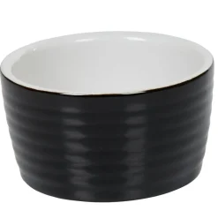 Clearance Ramequin individuel grès côtelé noir Cuisson