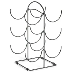 Clearance Range bouteille vertical 6 emplacements métal 19x25xH40cm Rangement De Cuisine