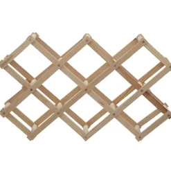 Outlet Range bouteilles en pin naturel Rangement De Cuisine