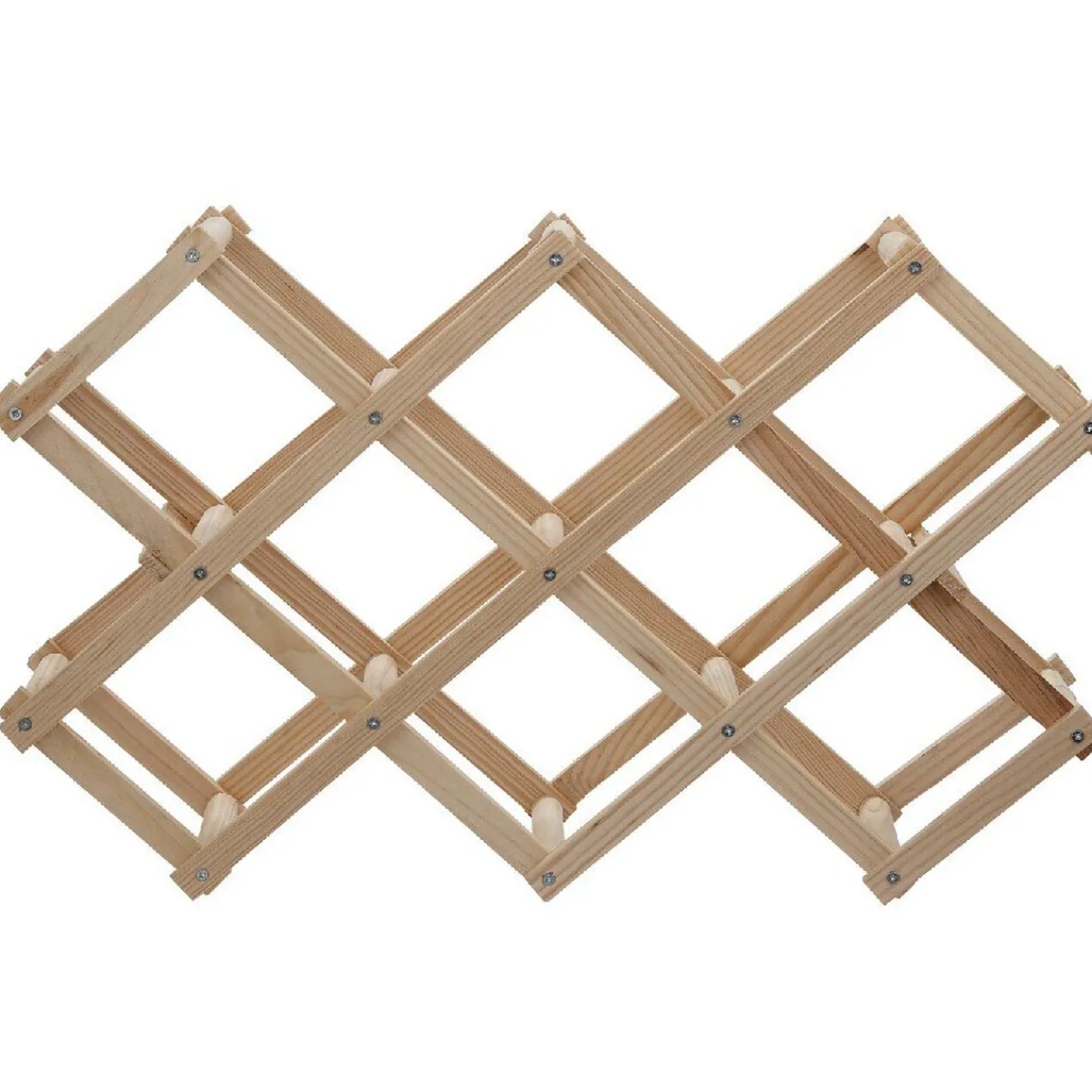 Outlet Range bouteilles en pin naturel Rangement De Cuisine