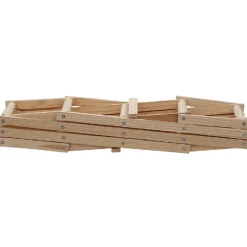 Outlet Range bouteilles en pin naturel Rangement De Cuisine