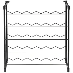 Hot Range bouteilles métal noir 30 bouteilles Rangement De Cuisine