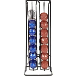 Clearance Range capsules de café en métal noir Rangement De Cuisine