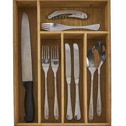 Hot Range couvert en bambou naturel Rangement De Cuisine